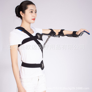 Adjustable shoulder abduction brace for humeral fractures and rotator cuff injuries; <b>arm</b> dislocation brace. - Product Image 4