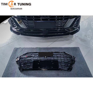 Grille de <span class=keywords><strong>RSQ3</strong></span>-Style Q3/SQ3 adaptée pour Q3 SUV/<span class=keywords><strong>Sportback</strong></span>(2019-2023) Grille avant OEM noir brillant/argent pour grille de lifting Q3/SQ3 - Product Image 4