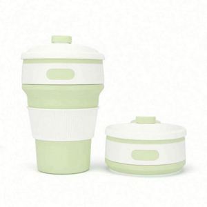 <b>Reusable</b> Silicone Coffee <b>Cups</b> for Adults - Portable and Sustainable Drinkware - Product Image 6