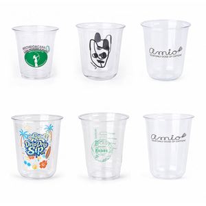 Customized U-shaped PP Disposable Plastic Dessert <b>Takeaway</b> Cup 16oz Transparent <b>Coffee</b> Drink Party Digital Printing 90mm - Product Image 2