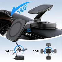 Support magnétique pour téléphone de voiture avec rotation à 360 degrés, adsorption magnétique puissante N52, navigation dans les supports de téléphone de voiture