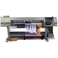Nueva Impresora de Inyección de Tinta UV Eco-Solvente Híbrida AMO AM1800UVH4G6, 4 Cabezales de Impresión Ricoh Gen6, Ancho de Impresión de 1800 mm, Papel para Etiquetas