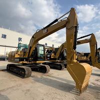 Excavatrice sur chenilles Caterpillar 313D2GC d'occasion très demandée, 13 tonnes, faible nombre d'heures de fonctionnement, système hydraulique stable pour les travaux de rénovation routière