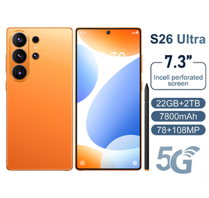 22G+2TB al Mejor Precio, Nuevo Smartphone <span class=keywords><strong>5G</strong></span> 2026 S26 Ultra, Pantalla Grande de 7.3 Pulgadas, Teléfonos <span class=keywords><strong>5G</strong></span> Globales, Doble SIM, Lápiz Integrado, 108MP LTE - Product Image 1