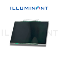 Écran LCD Mono VA Transmissif Négatif 80x60x2.9 Conçu sur Mesure, Connecteur à Broches 1/4, Angle de Vision 6/12 Heures, Température de Fonctionnement
