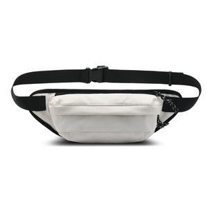 Riñonera de nailon impermeable con cremallera, estilo moderno, para deportes y running, con múltiples compartimentos y diseño cilíndrico con letras. - Product Image 4