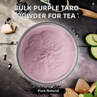 Poudre de Taro Violette de Qualité Alimentaire en Vrac Prix Fabricant pour Boissons au Lait et Bubble Tea Emballage en Fût Plastique Extrait Végétal