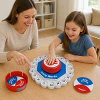 Juego de Mesa Interactivo Transfronterizo con Botones de Letras y Zumbador de Presión Manual para Aprendizaje Familiar y Juego en Grupo