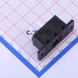 V70114SS05Q Slide Switch Switch Single Pole Single Throw Screwdriver Slot Through Hole 30V - Product Image 2