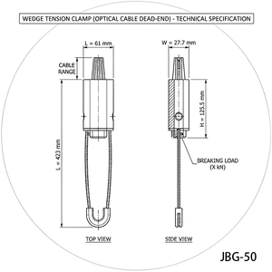 Support de fixation pour tendeur de câble en acier inoxydable pour appareils électroménagers - Product Image 2