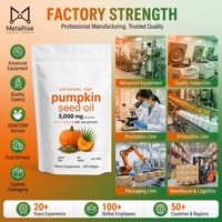 Capsules molles 2-en-1 sans OGM, huile de graines de citrouille et palmier nain, complément alimentaire antioxydant, sans gluten pour adultes