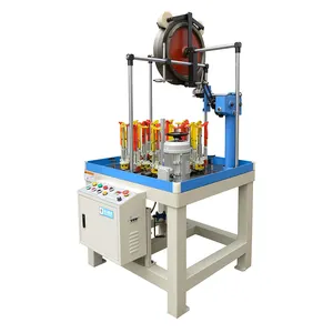 Automatic High Speed Elastic Cord Round Rope Braiding Machine For Sale