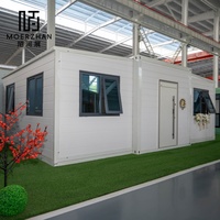 Tiny-House 20 pieds, maison mobile compacte à double aile extensible et pliable, pour le déplacement de tiny house et la vie minimaliste
