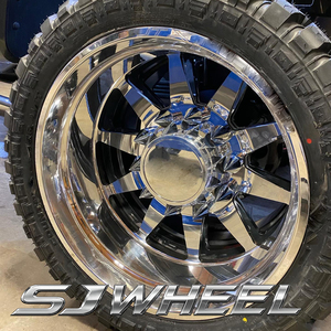 Cerchi Forgiati in Lega SJ 6061-T6 per Dually 8x180 8x200 20 <span class=keywords><strong>22</strong></span> 24x8.25 Ruote Dually Personalizzate per Isuzu NPR Silverado 3500HD DRW - Product Image 4