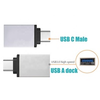 Adaptador USB C OTG con Carcasa de Aleación de Aluminio, Conector USB 3.0 Hembra, Accesorios para Teléfono, Venta al Por Mayor