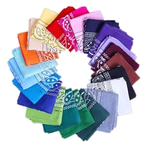 Pañuelo <span class=keywords><strong>de</strong></span> poliéster para deportes al aire libre <span class=keywords><strong>de</strong></span> 54cm, bufanda <span class=keywords><strong>de</strong></span> <span class=keywords><strong>seda</strong></span> Paisley para mujeres y hombres para montar, acampar, ciclismo, uso <span class=keywords><strong>de</strong></span> pulsera - Product Image 6
