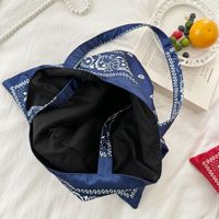 Nouvel Arrivage Sac Fourre-tout en Toile Imprimé Paisley Motif Fleur de Cachemire Style Ethnique Polyvalent Grande Capacité Sac à Bandoulière et Sac Porté Épaule