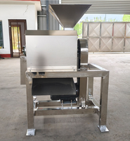 Enkelkanaals roestvrijstalen schil-, ontpit- en pulpermachine voor het maken van fruitsap van aardbeien, tomaten, mango's en jujubes