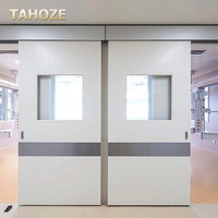 Porte anti-radiation avec revêtement en feuille de plomb, porte médicale anti-rayons X, interrupteur à induction sans contact pour salle de tomodensitométrie hospitalière