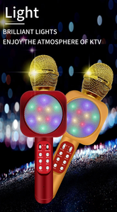 High Quality Home Party Karaoke Handheld Mic <strong>Wireless</strong> <strong>Microphone</strong> With <strong>Bluetooth</strong> Speaker Mic Support Tf/Usb/Mp3 for Family Ktv - Product Image 6