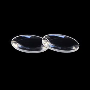 Loupe de verre optique personnalisée en usine, Plano convexe et Double lentille convexe pour Instruments optiques