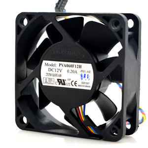 Foxconn PVA060F12H DC12V 0.20A 60*60*20MM 6CM Original tout nouveau ventilateur de refroidissement de châssis <span class=keywords><strong>Dell</strong></span> à quatre fils à température contrôlée - Product Image 3