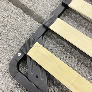 Khung giường kim loại với đá đen-giường đơn màu đen và giường đôi - Product Image 2