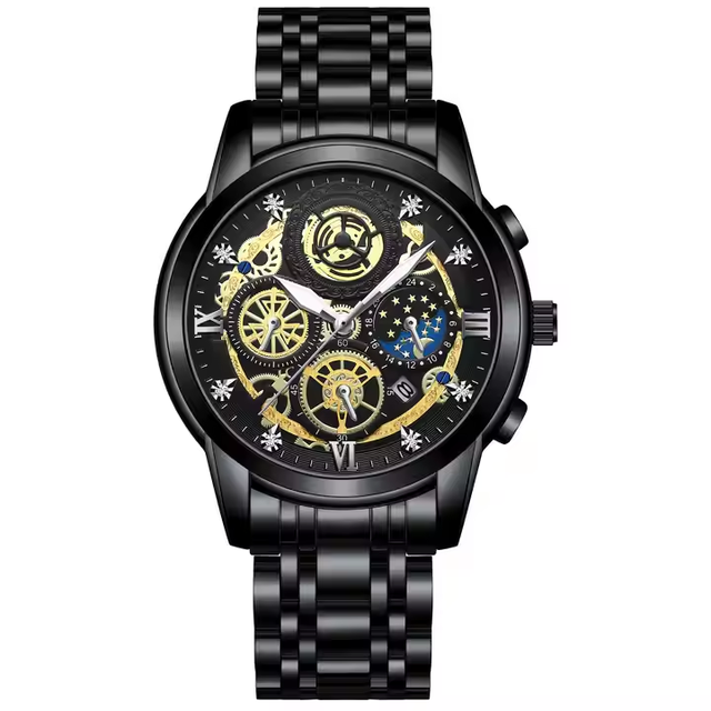 BINBOND 4010 The brand's high-end men's mechanical-style quartz watches, new business casual watches.