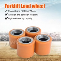 Roue de chariot élévateur 80*70-47/14MM(6204) pour transpalette manuel, roue de charge en PU 30102029