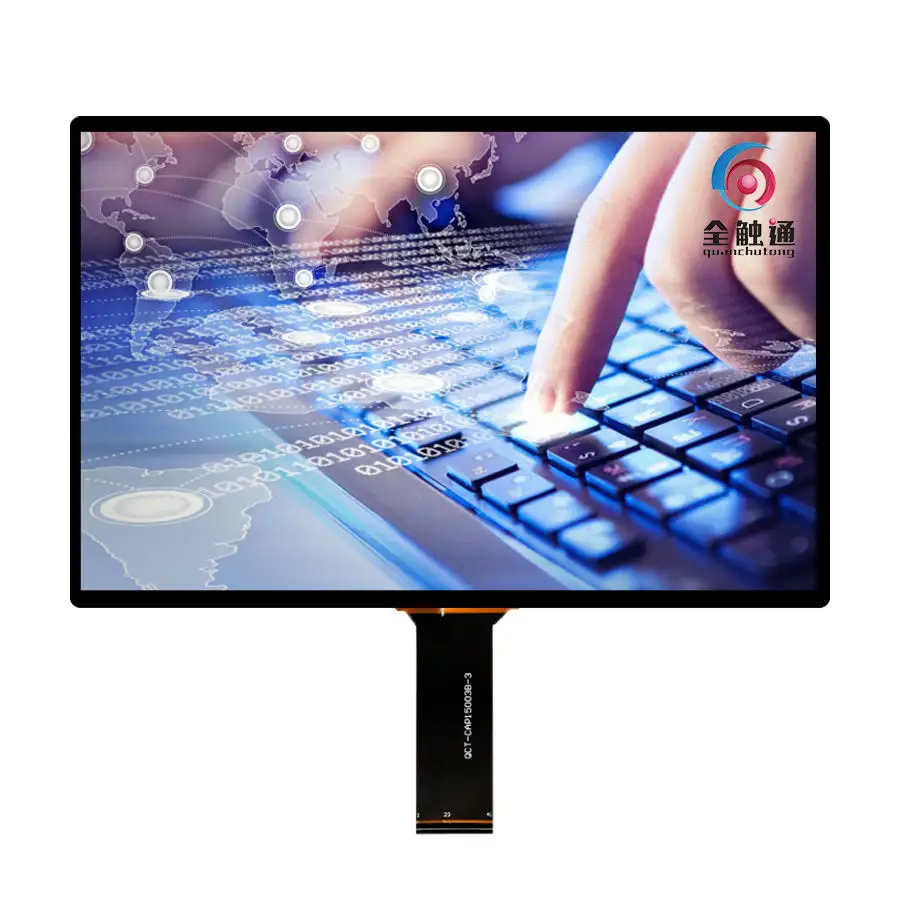Panel LCD IPS de alto brillo Pantalla táctil PCAP de 15,6 "15,6 pulgadas 1920x1080 TFT industrial Full HD con pantalla táctil capacitiva
