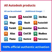Genuino para Autocad 2025 2023 2022 2024 y Activación de licencia de software Revit Versión empresarial Correo electrónico personal en stock