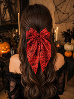 Pinzas para el pelo con diseño de telaraña de Halloween para mujer, pasadores góticos con flecos, accesorios para el cabello para disfraces de fiesta de cosplay