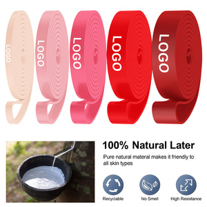Full Body <b>Workout</b> Natural Latex Resistance <b>Bands</b> Set for Physical Therapy Fitness Training All Skin Types High - Product Image 1