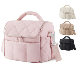 <span class=keywords><strong>Sac</strong></span> à déjeuner matelassé portable pour les employés de bureau, <span class=keywords><strong>sac</strong></span> à déjeuner élégant, imperméable et léger - Product Image 1