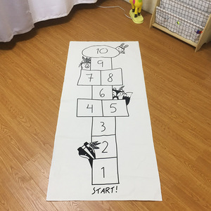 Sac de rangement pour jouets des enfants, <span class=keywords><strong>tapis</strong></span> de <span class=keywords><strong>jeu</strong></span> à motif de <span class=keywords><strong>route</strong></span>, <span class=keywords><strong>tapis</strong></span> de toile pour piste de voiture Portable, <span class=keywords><strong>tapis</strong></span> de jeux de course rond pour bébé - Product Image 6