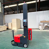 Machine d'emballage de film étirable mobile robot machine d'emballage de palettes robotisées avec CE