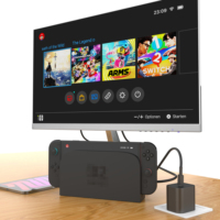 Chargeur 60W PD GaN à charge rapide pour Nintendo Switch 2, adaptateur secteur pour station d'accueil NS2, mode TV, Type-C, accessoires Switch 2