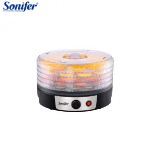 Sonifer SF-4033 für den Heimgebrauch Heizung Kunststoff 5 Schichten elektrische Obst trockner Mini Food Dehydrator