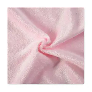 Factory direct wholesale most popular korean polyester velvet fabric for clothes