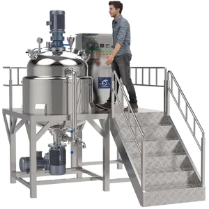 500l 1000l 2000l liquid soap mixer shampoo making machine liquid mixing reactor mixer tank liquid soap making machine