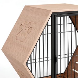 Cross-border design indoor pet dog <b>cage</b> with storage drawers, super sturdy dog kennel with storage capacity - Product Image 1