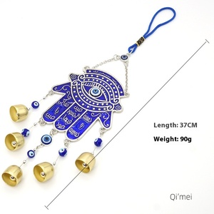 Haute qualité bleu mauvais œil ornement grec turc motif abstrait Art déco Style métal décoration <span class=keywords><strong>murale</strong></span> objets décoratifs - Product Image 4