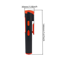 Stylo LED rechargeable avec faisceau large COB, base magnétique, clip, lampe de poche d'inspection pour la réparation et l'utilisation en extérieur