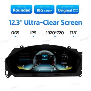 แผงหน้าปัดดิจิตอล LCD รถยนต์12.3นิ้วสำหรับ Mercedes Benz C W204 2012-2014 - Product Image 2
