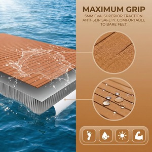 Rampe d'accès gonflable pour <span class=keywords><strong>bateau</strong></span>, passerelle flottante durable et portable pour yacht, quai d'accès pour marina - Product Image 4