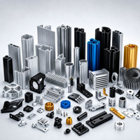 Profils d'extrusion en aluminium sur mesure, sections transversales personnalisées, toutes tailles, finition de surface en alliage, prototypage en 7 jours, livraison rapide, OEM