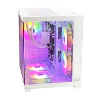 Gabinete de Torre para Computadora de Oficina PCOOLING Económico, Caja de PC OEM M-ATX con Fuente de Poder Superior