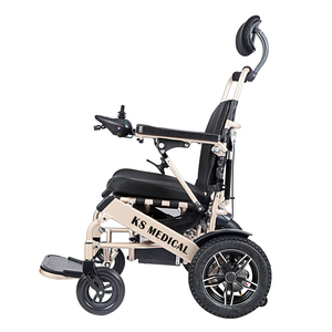 KSM-601 Lightweight Aluminum Alloy Electric Wheelchair with Adjustable Pedal Length & Lithium Battery Factory Price - Product Image 1