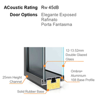 Système de cloisons acoustiques modulaires en verre sur mesure, panneaux insonorisants détachables modernes pour grands espaces, écoles, utilisation en extérieur