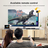 Conmutador KVM Multiviewer 4x1 OEM HD, Selector de Fuente, Conmutador de Pantalla con Control Remoto IR